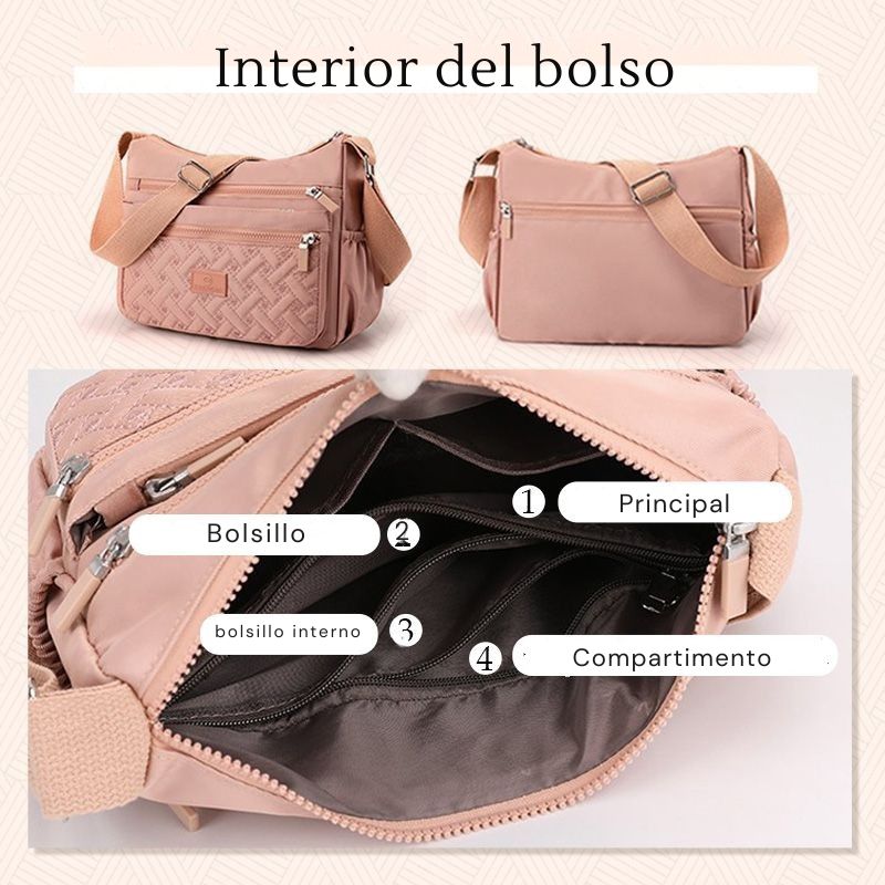 Bolsa de Hombro de Lujo Clásica Impermeable - Marina™